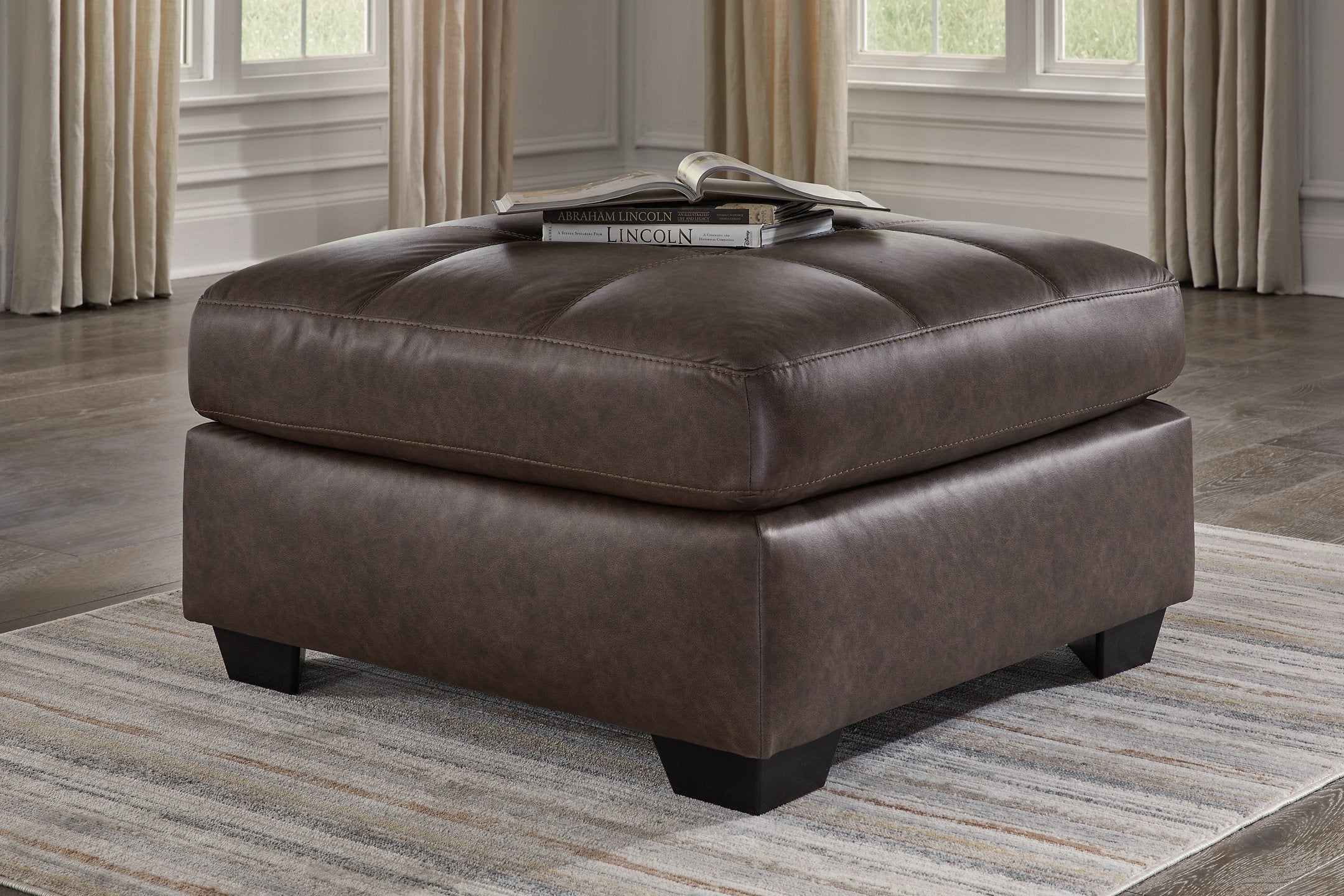 Barlin Mills Oversized Accent Ottoman - Furniture 4 Less Outlet (Salinas,CA)