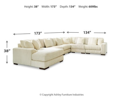 Lindyn Sectional with Chaise - Furniture 4 Less Outlet (Salinas,CA)