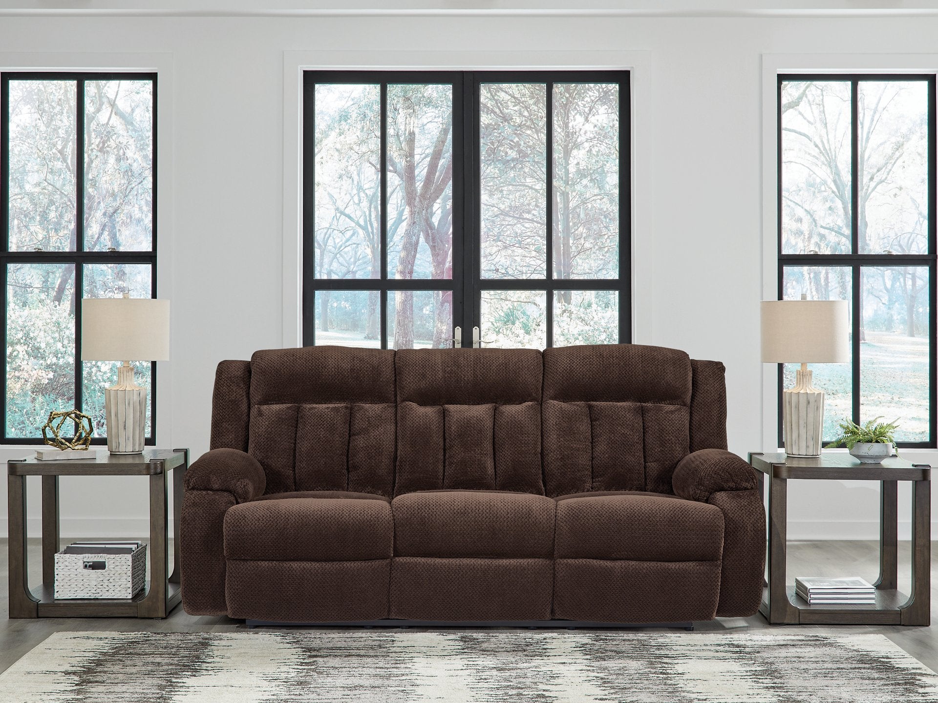 Observation Power Reclining Sofa with Drop Down Table - Furniture 4 Less Outlet (Salinas,CA)