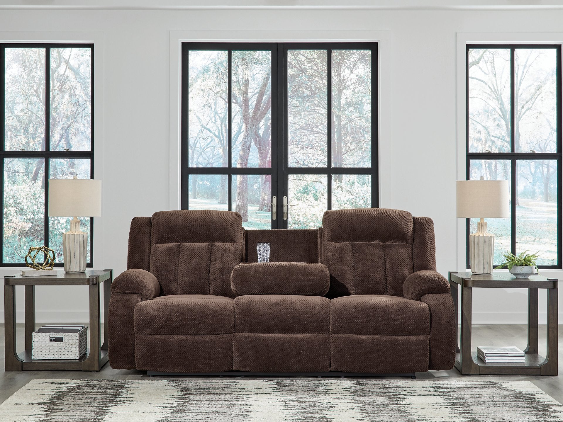 Observation Power Reclining Sofa with Drop Down Table - Furniture 4 Less Outlet (Salinas,CA)