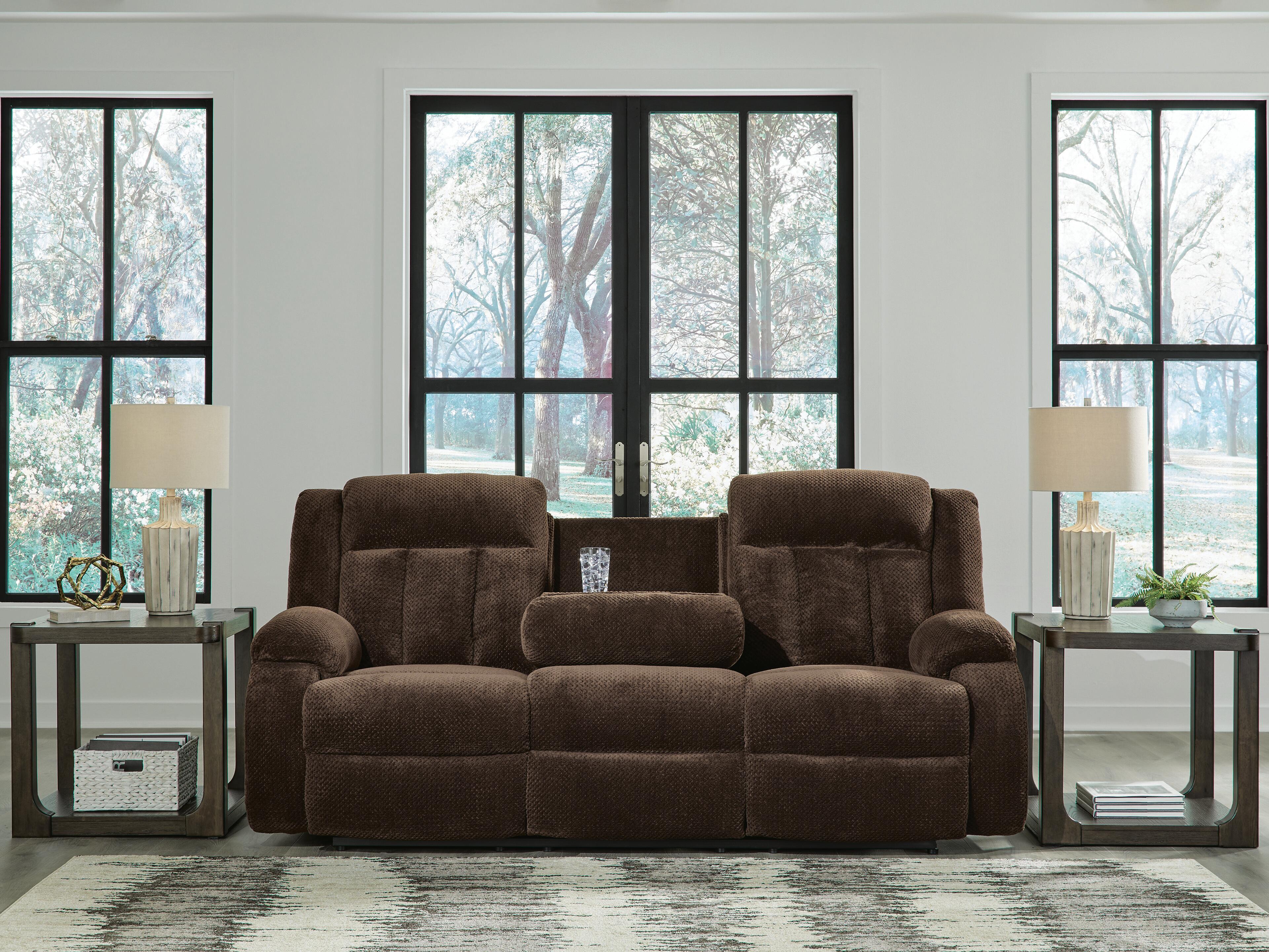 Observation Power Reclining Sofa with Drop Down Table