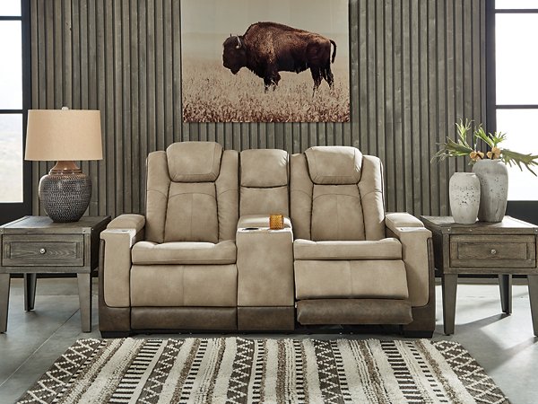 Next-Gen DuraPella Power Reclining Loveseat with Console - Furniture 4 Less Outlet (Salinas,CA)