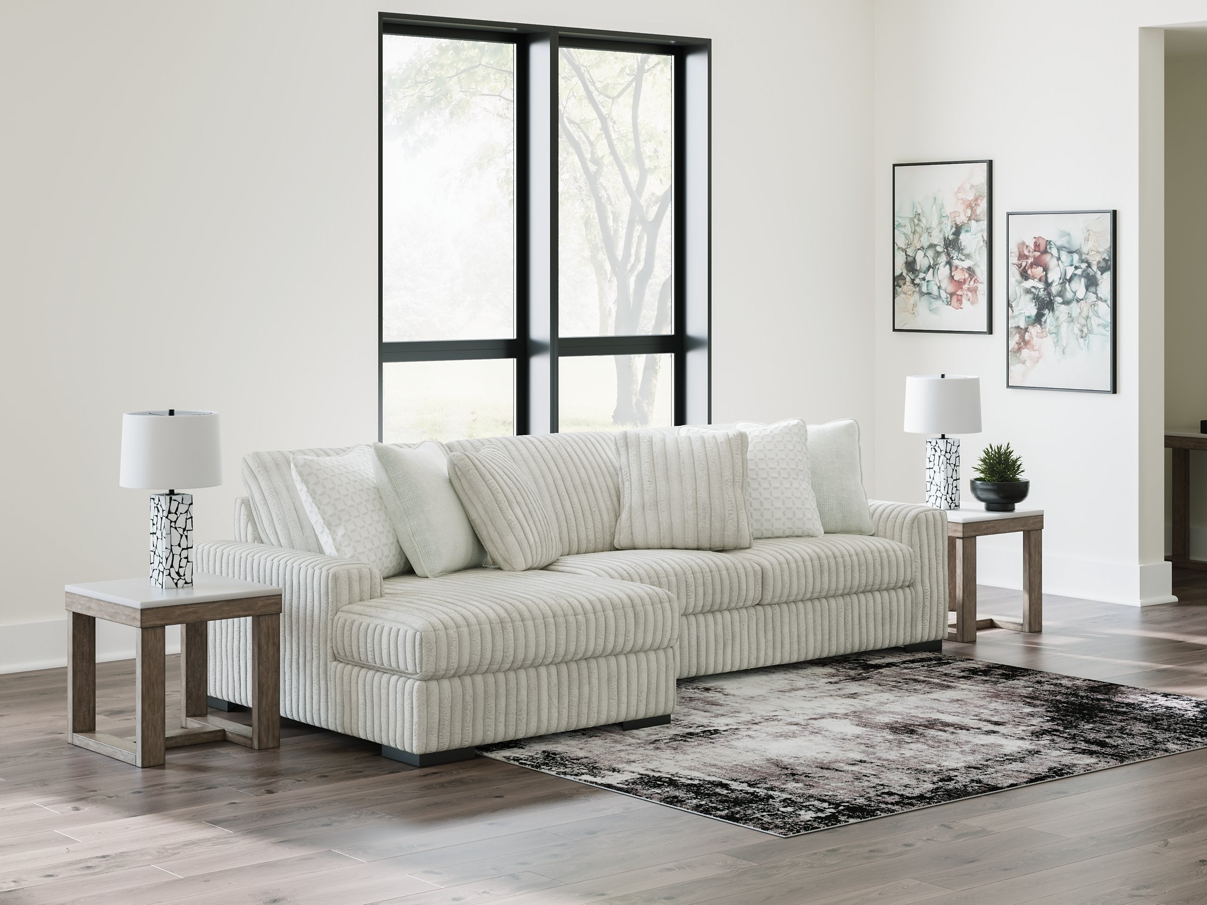 Stupendous Sectional with Double Chaise - Furniture 4 Less Outlet (Salinas,CA)