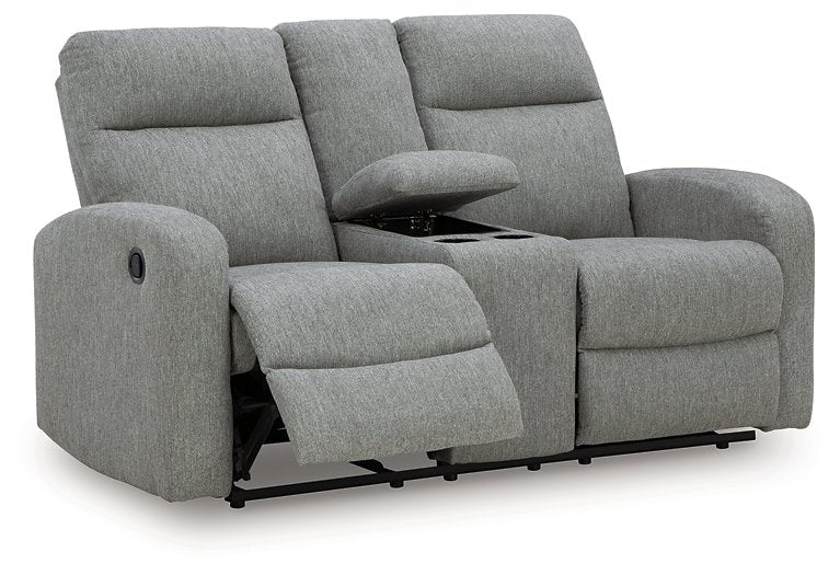 Gauntlet Reclining Loveseat with Console - Furniture 4 Less Outlet (Salinas,CA)