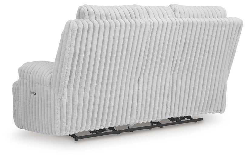 Rhines Falls Power Reclining Loveseat with Console - Furniture 4 Less Outlet (Salinas,CA)
