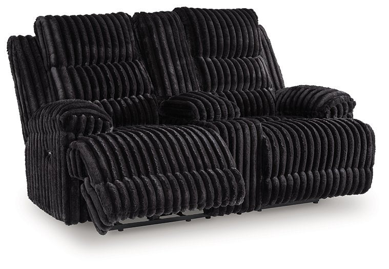 Rhine Falls Reclining Loveseat with Console - Furniture 4 Less Outlet (Salinas,CA)