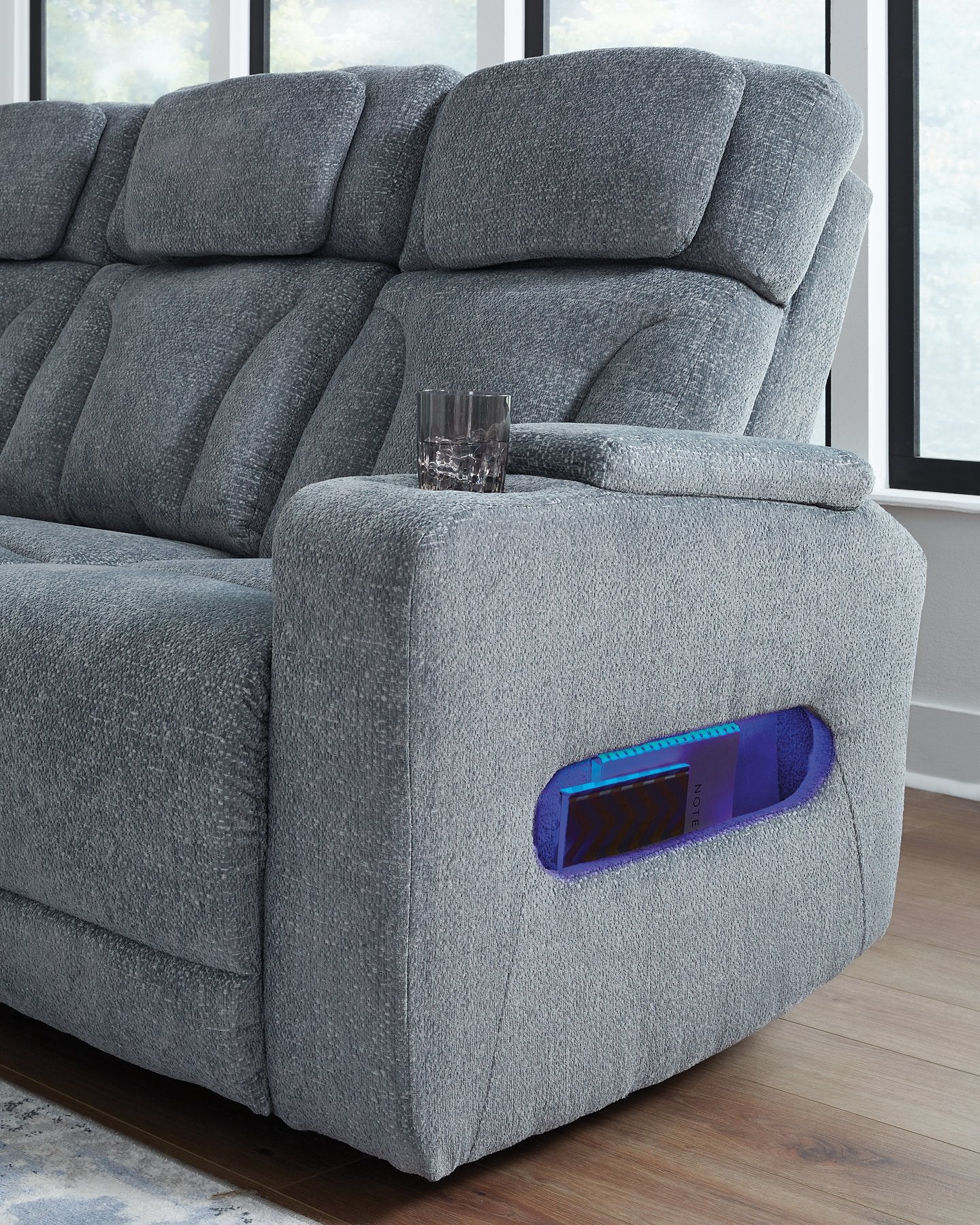 Studio Cave Power Reclining Sofa - Furniture 4 Less Outlet (Salinas,CA)