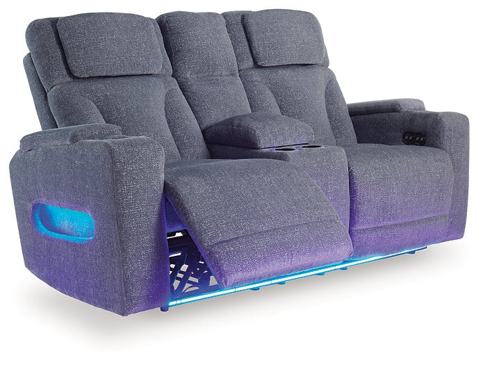 Studio Cave Power Reclining Loveseat with Console - Furniture 4 Less Outlet (Salinas,CA)