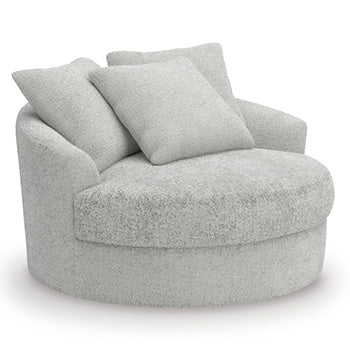 Cuddle Plush Oversized Swivel Accent Chair - Furniture 4 Less Outlet (Salinas,CA)