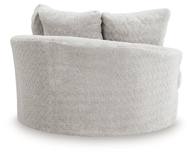 Cuddle Plush Oversized Swivel Accent Chair - Furniture 4 Less Outlet (Salinas,CA)