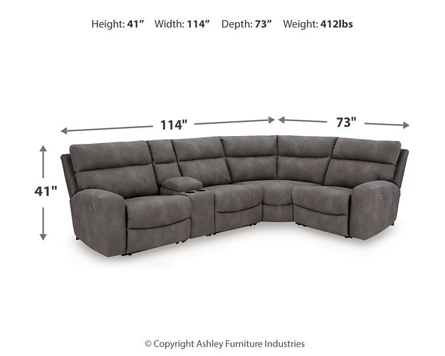 Next-Gen DuraPella Power Reclining Sectional - Furniture 4 Less Outlet (Salinas,CA)
