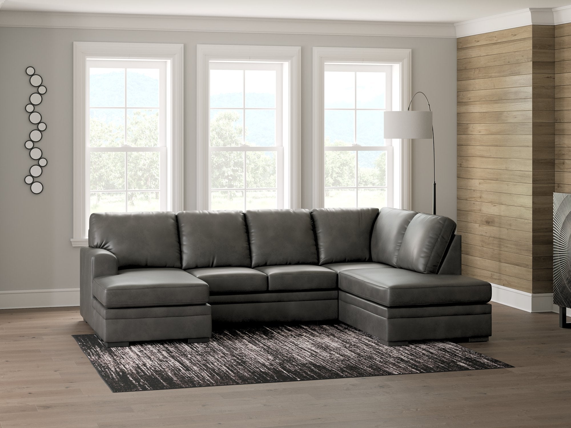Lofton-Pike Sectional with Chaise - Furniture 4 Less Outlet (Salinas,CA)