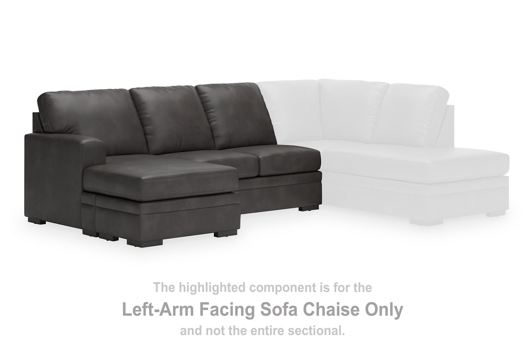 Lofton-Pike Sectional with Chaise - Furniture 4 Less Outlet (Salinas,CA)