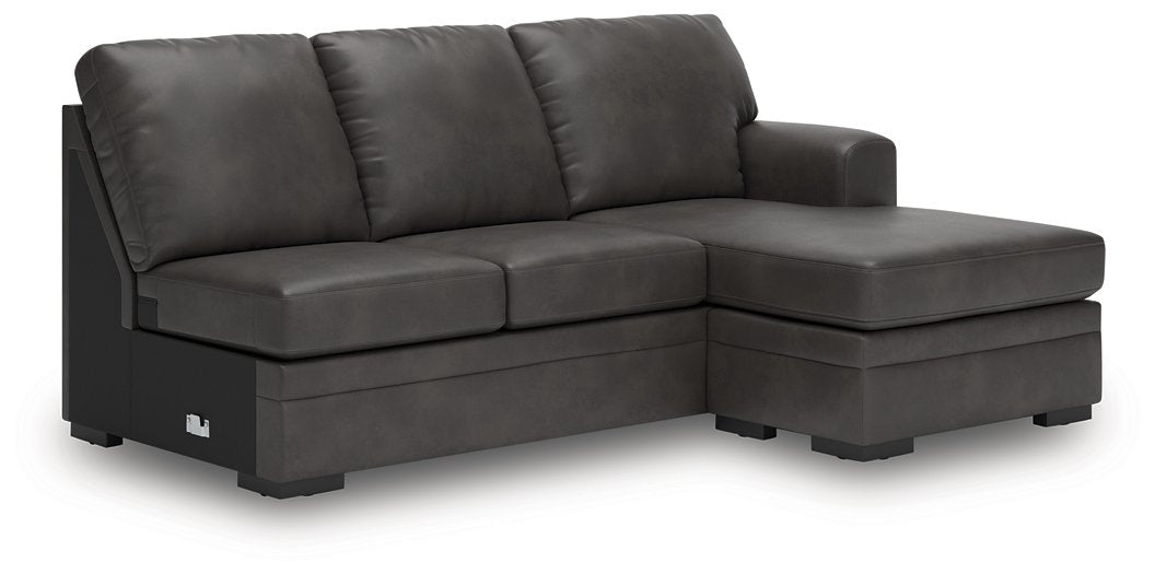 Lofton-Pike Sectional with Chaise - Furniture 4 Less Outlet (Salinas,CA)
