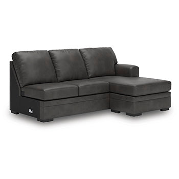 Lofton-Pike Sectional with Chaise - Furniture 4 Less Outlet (Salinas,CA)