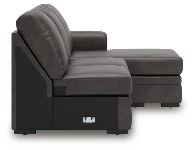 Lofton-Pike Sectional with Chaise - Furniture 4 Less Outlet (Salinas,CA)