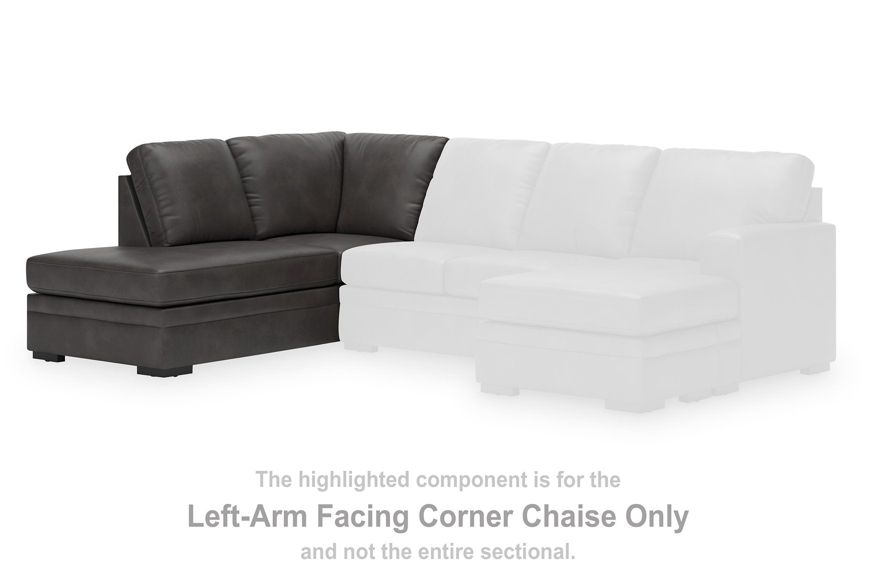 Lofton-Pike Sectional with Chaise - Furniture 4 Less Outlet (Salinas,CA)