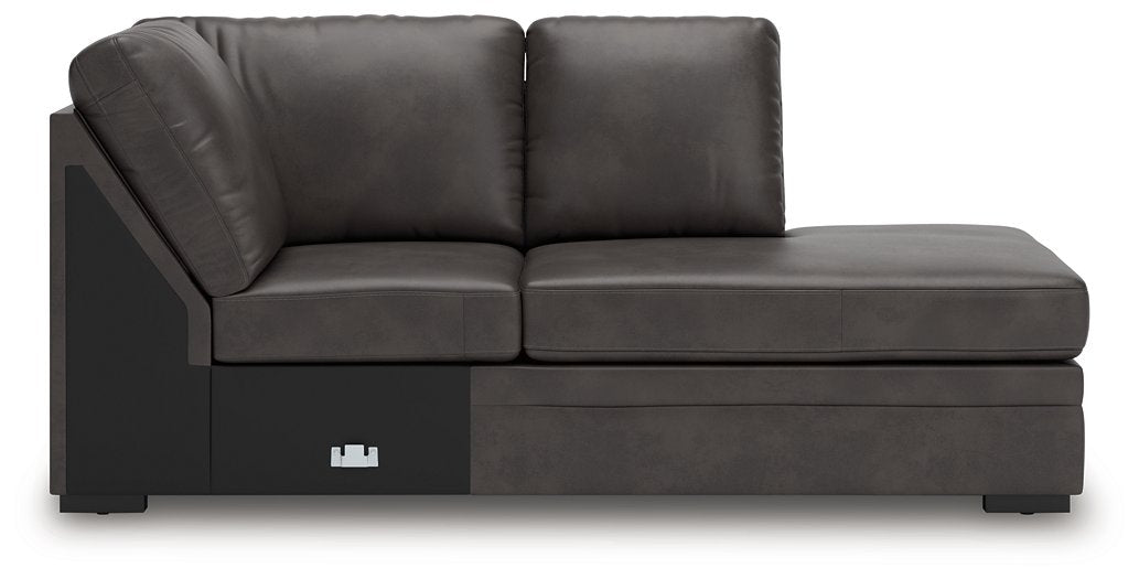 Lofton-Pike Sectional with Chaise - Furniture 4 Less Outlet (Salinas,CA)