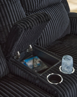 Forest Lake Power Reclining Loveseat with Console - Furniture 4 Less Outlet (Salinas,CA)