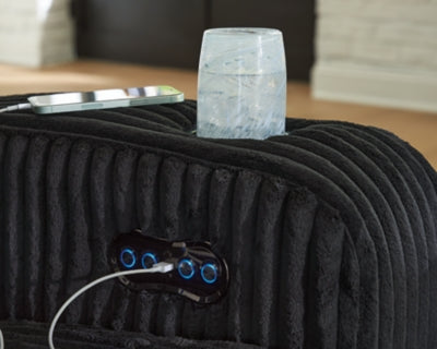 Forest Lake Power Reclining Loveseat with Console - Furniture 4 Less Outlet (Salinas,CA)