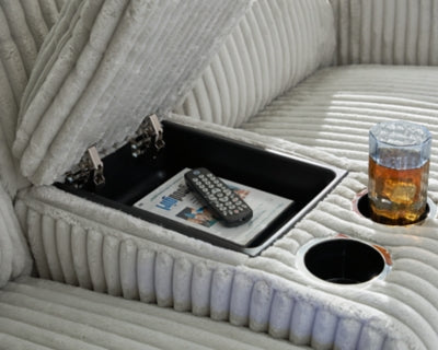 Forest Lake Power Reclining Loveseat with Console - Furniture 4 Less Outlet (Salinas,CA)