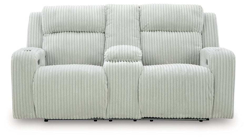 Forest Lake Power Reclining Loveseat with Console - Furniture 4 Less Outlet (Salinas,CA)