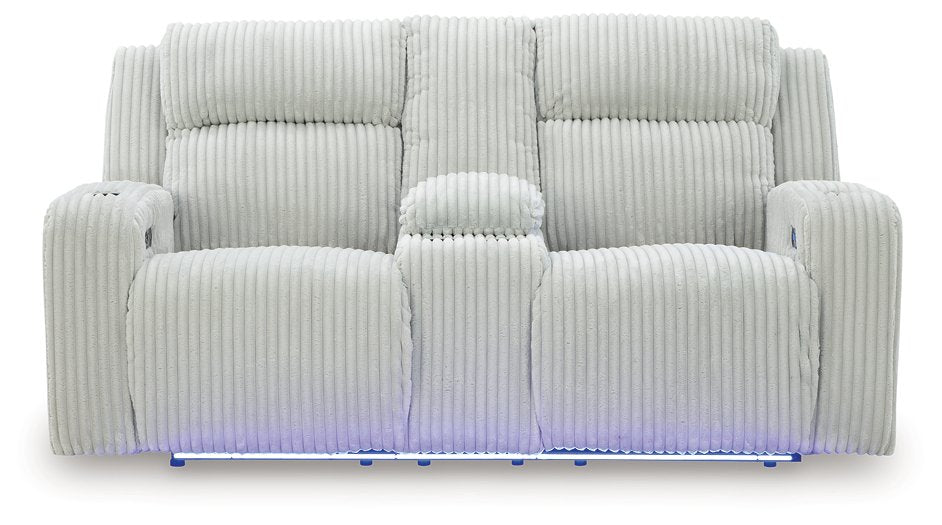 Forest Lake Power Reclining Loveseat with Console - Furniture 4 Less Outlet (Salinas,CA)