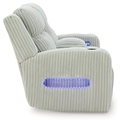 Forest Lake Power Reclining Loveseat with Console - Furniture 4 Less Outlet (Salinas,CA)