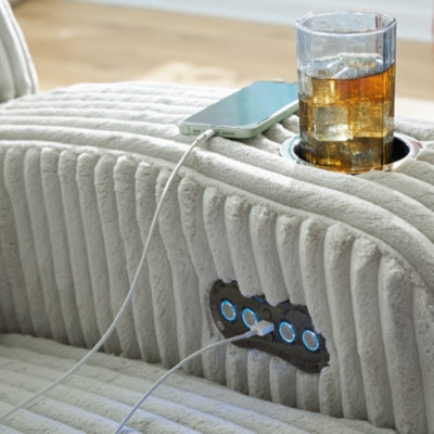 Forest Lake Power Reclining Loveseat with Console - Furniture 4 Less Outlet (Salinas,CA)