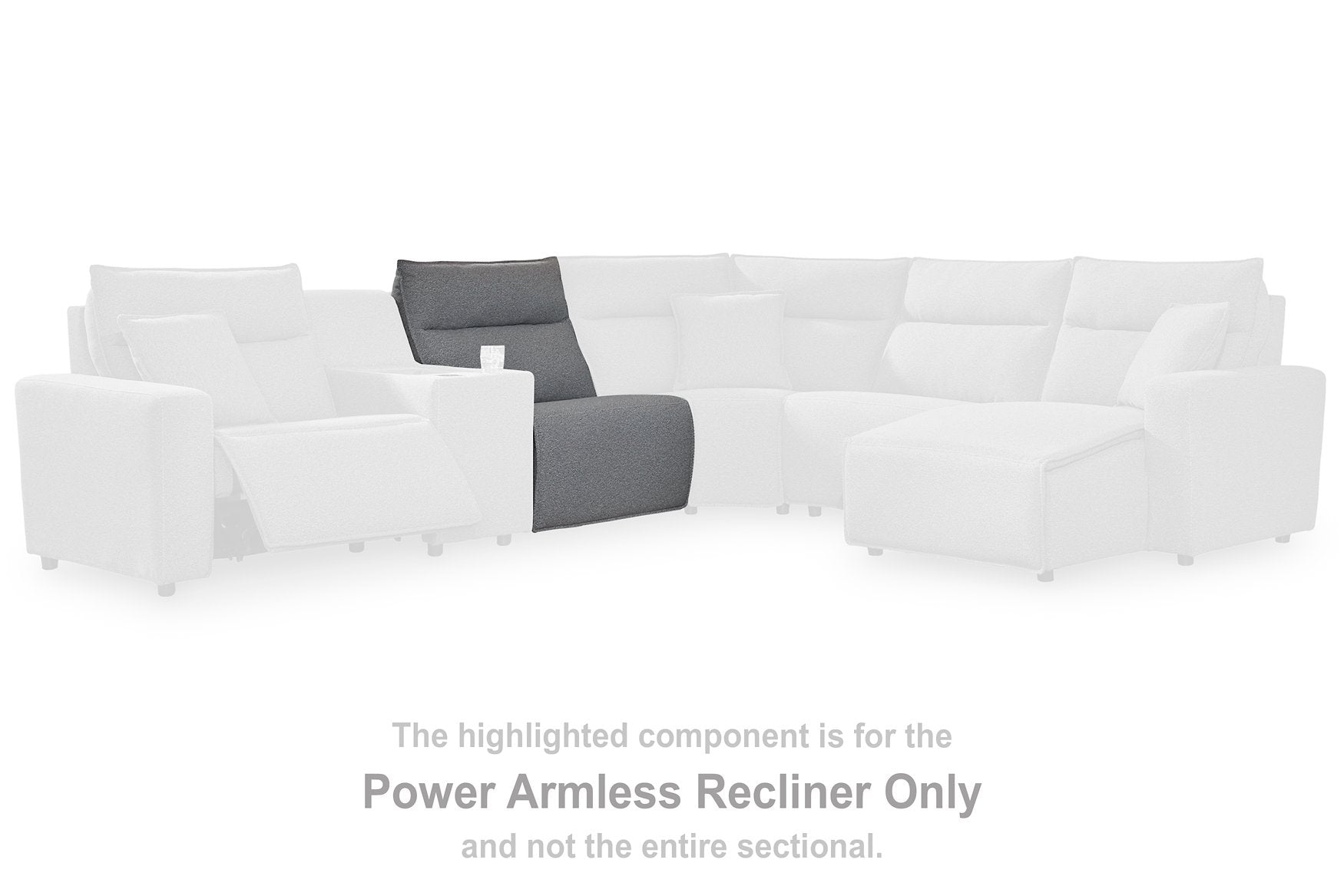 Modmax Reclining Sectional with Audio Console - Furniture 4 Less Outlet (Salinas,CA)