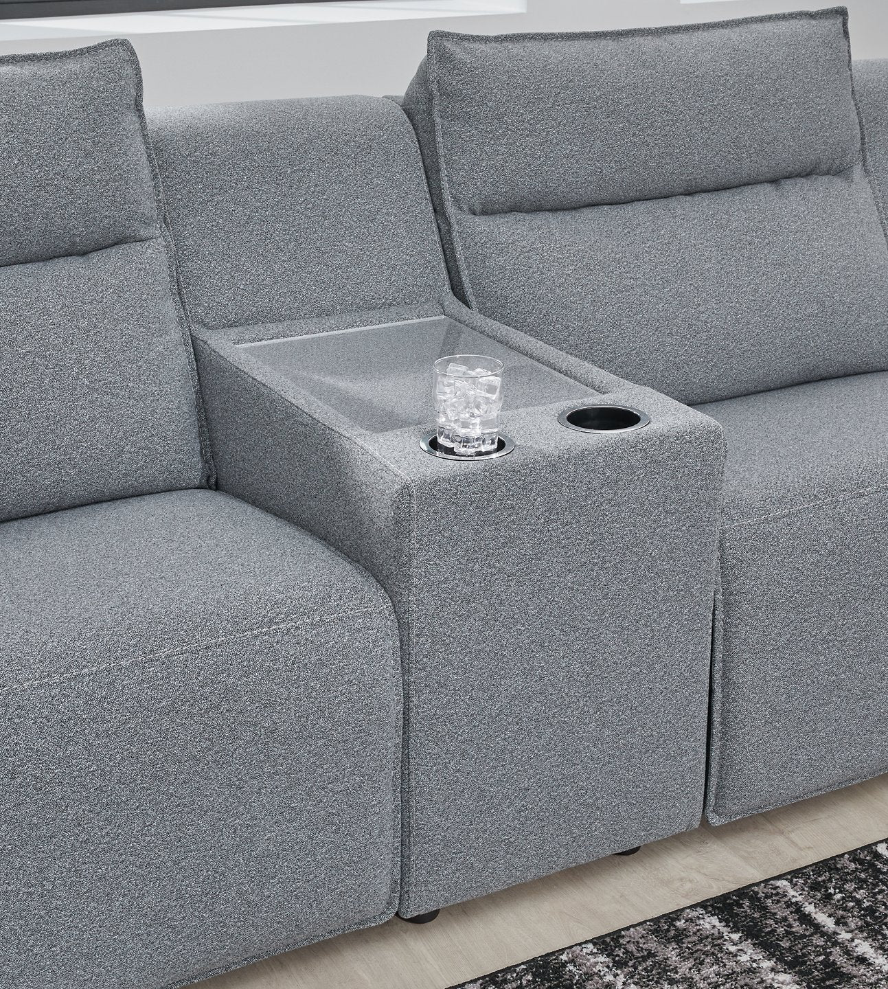 Modmax Reclining Sectional with Console - Furniture 4 Less Outlet (Salinas,CA)