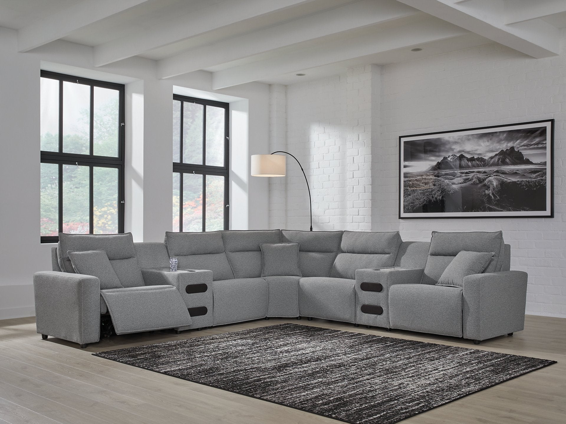Modmax Power Reclining Sectional with Chaise - Furniture 4 Less Outlet (Salinas,CA)