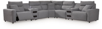 Modmax II Power Reclining Sectional with Audio Consoles - Furniture 4 Less Outlet (Salinas,CA)