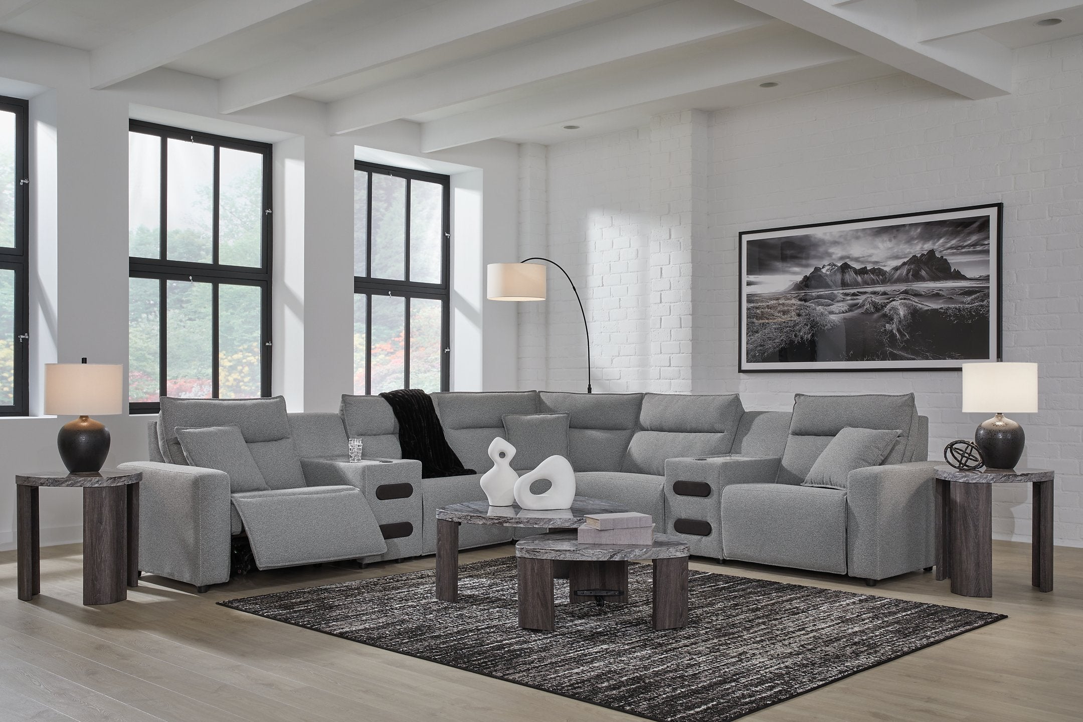 Modmax Power Reclining Sectional with Chaise - Furniture 4 Less Outlet (Salinas,CA)