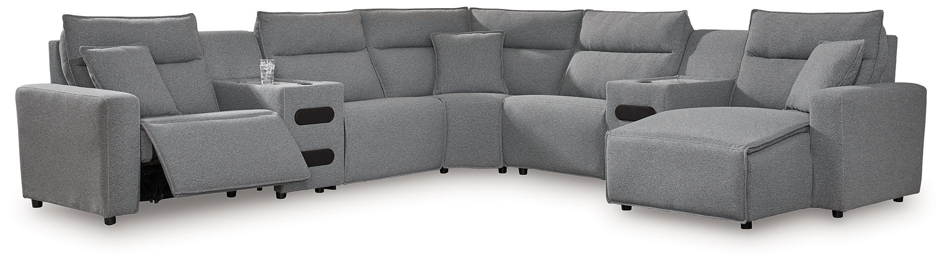Modmax Power Reclining Sectional with Chaise - Furniture 4 Less Outlet (Salinas,CA)