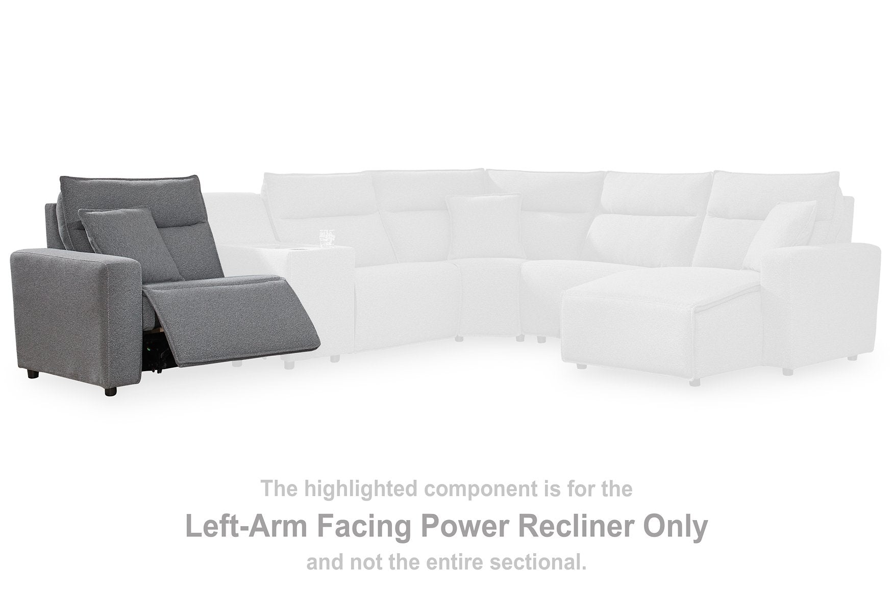 Modmax Reclining Sectional with Audio Consoles - Furniture 4 Less Outlet (Salinas,CA)