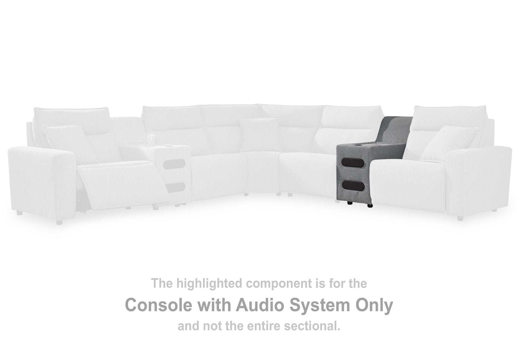 Modmax Reclining Sectional with Audio Consoles - Furniture 4 Less Outlet (Salinas,CA)
