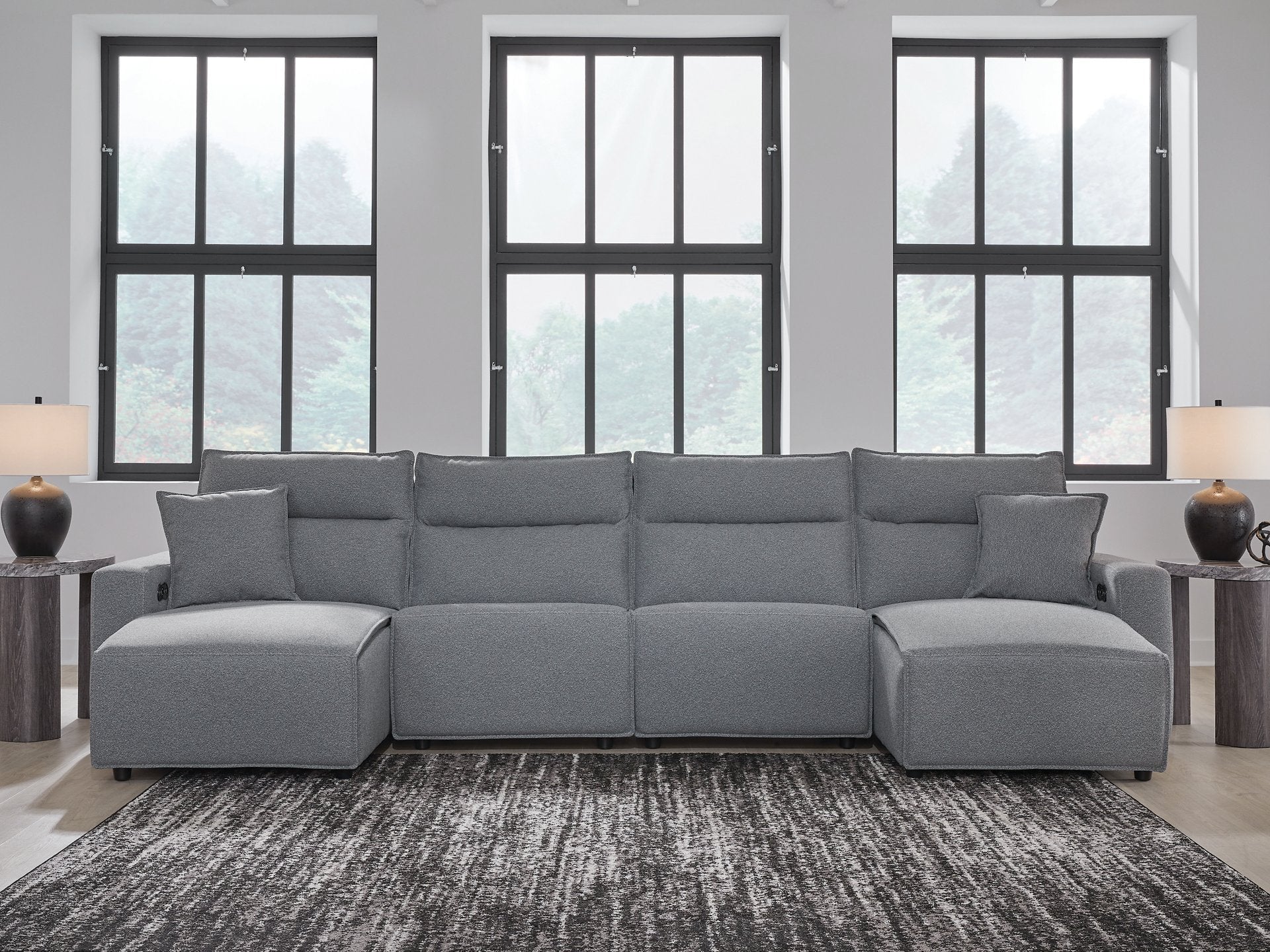 Modmax Power Reclining Sectional with Chaise - Furniture 4 Less Outlet (Salinas,CA)