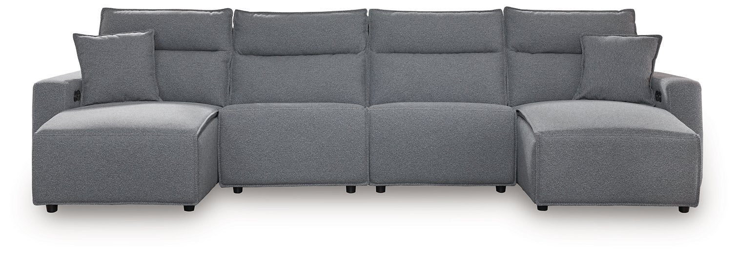 Modmax Power Reclining Sectional with Chaise - Furniture 4 Less Outlet (Salinas,CA)