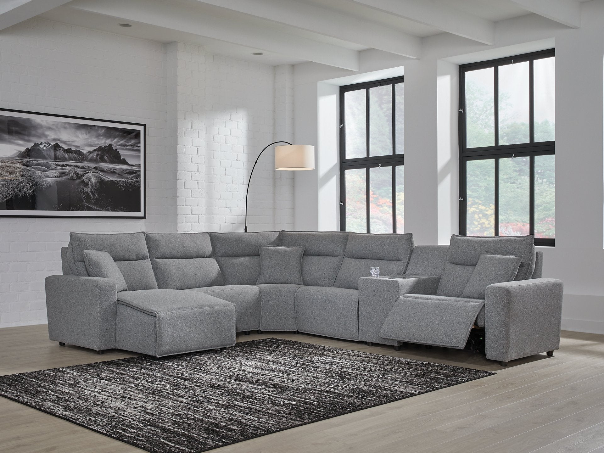 Modmax Power Reclining Sectional with Chaise - Furniture 4 Less Outlet (Salinas,CA)