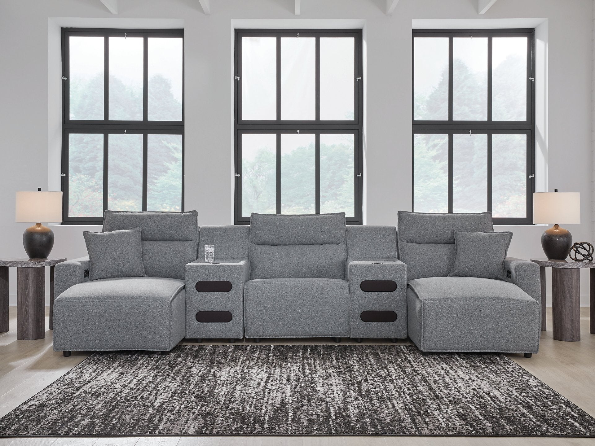 Modmax Power Reclining Sectional with Chaise - Furniture 4 Less Outlet (Salinas,CA)