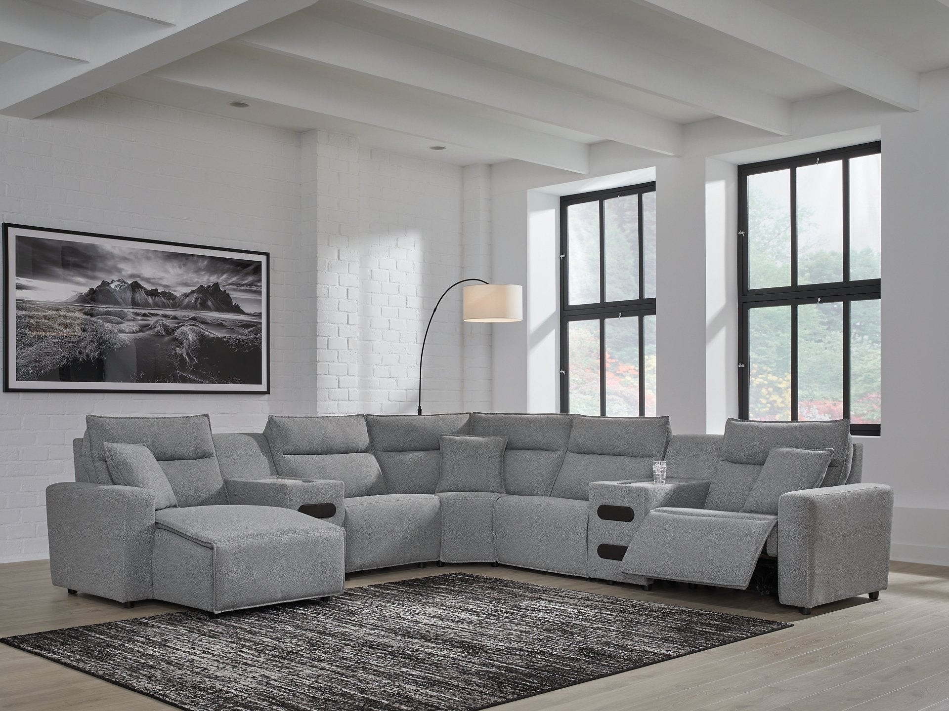 Modmax Power Reclining Sectional with Chaise - Furniture 4 Less Outlet (Salinas,CA)
