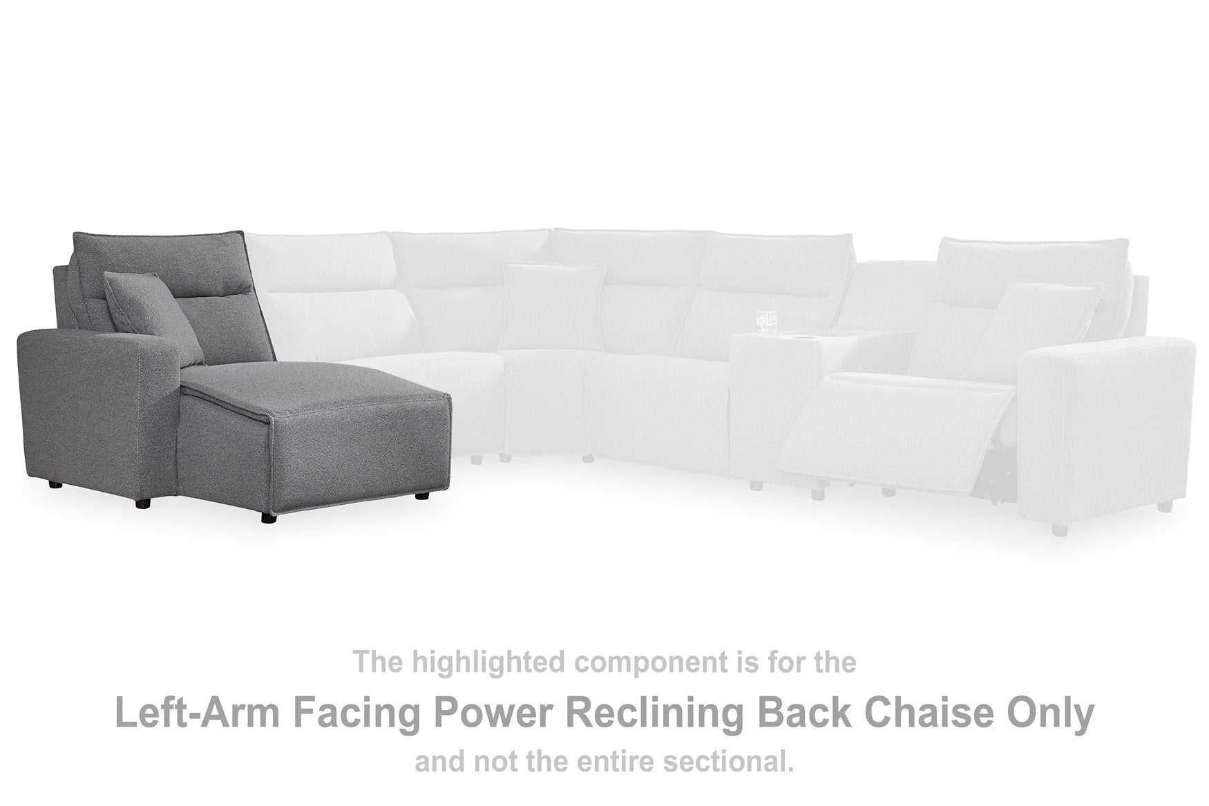 Modmax Power Reclining Sectional with Chaise - Furniture 4 Less Outlet (Salinas,CA)