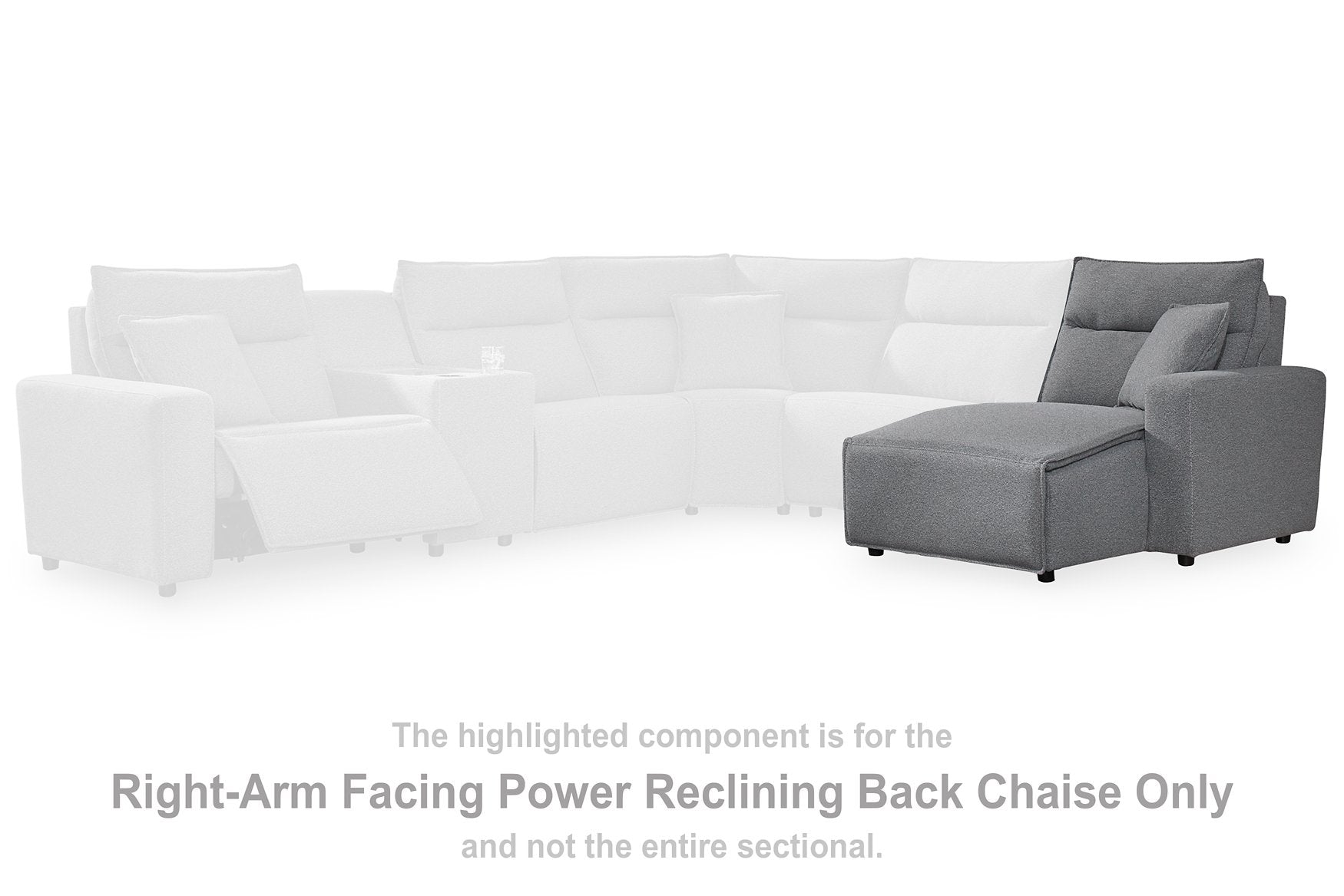 Modmax Power Reclining Sectional with Chaise - Furniture 4 Less Outlet (Salinas,CA)
