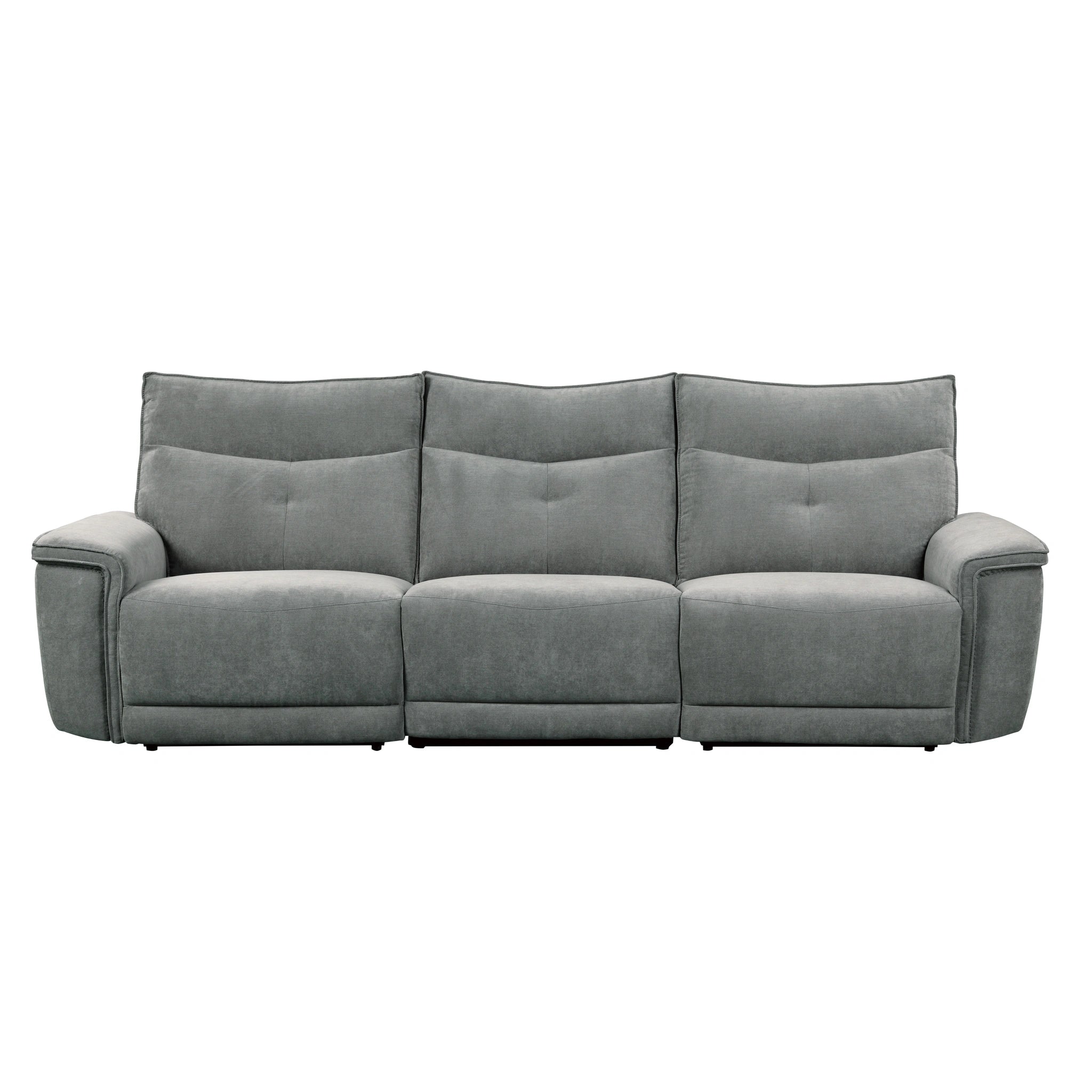 Tesoro-(3)Power Double Reclining Sofa with Power Headrests and USB Ports image