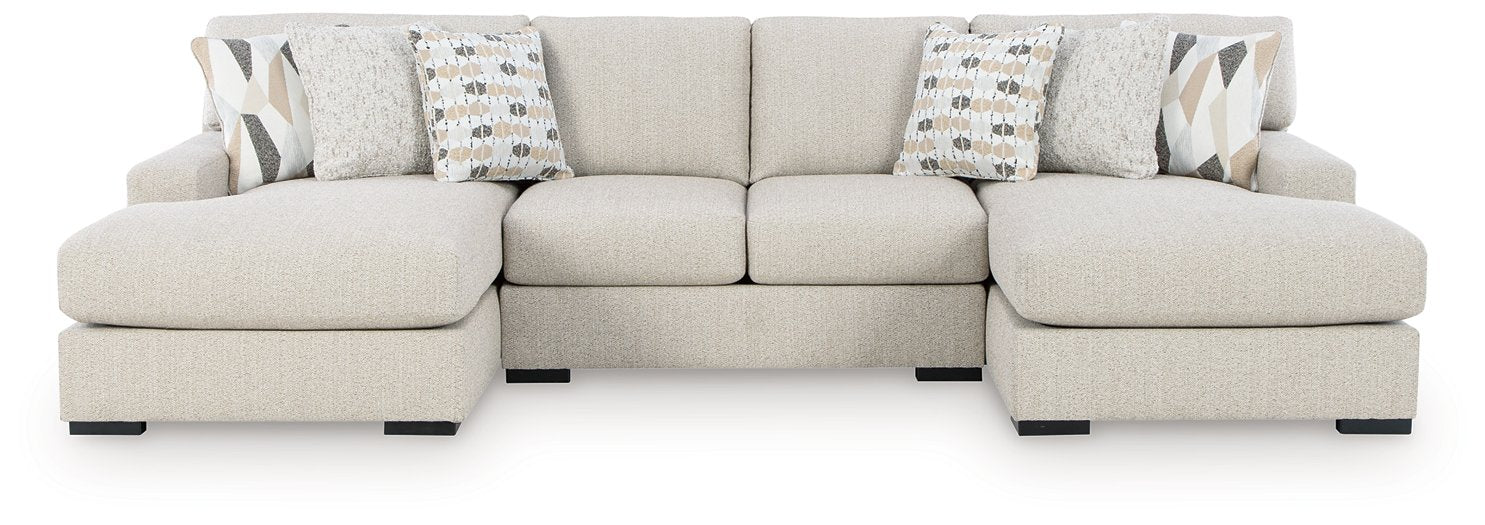 Laurelgrove Double Chaise Sectional - Furniture 4 Less Outlet (Salinas,CA)
