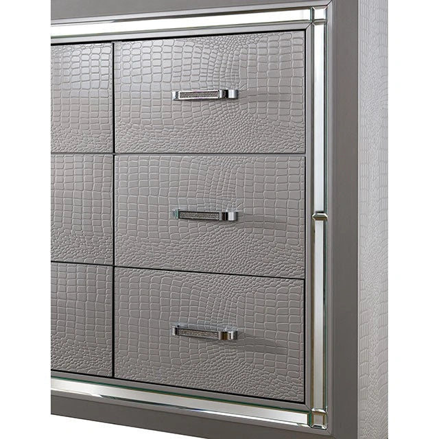 BELLANOVA Silver Cal.King , E.King, & Queen Bed