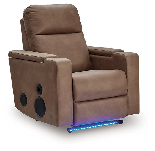 Lorrenton Power Glider Recliner with Audio System - Furniture 4 Less Outlet (Salinas,CA)