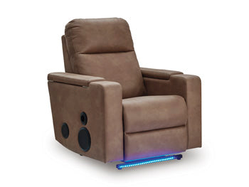 Lorrenton Power Glider Recliner with Audio System - Furniture 4 Less Outlet (Salinas,CA)