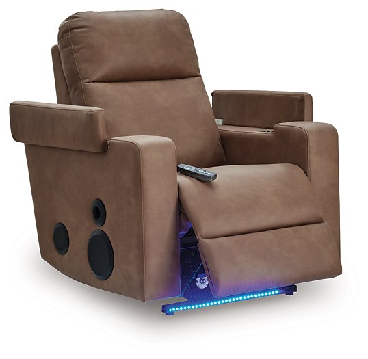 Lorrenton Power Glider Recliner with Audio System - Furniture 4 Less Outlet (Salinas,CA)